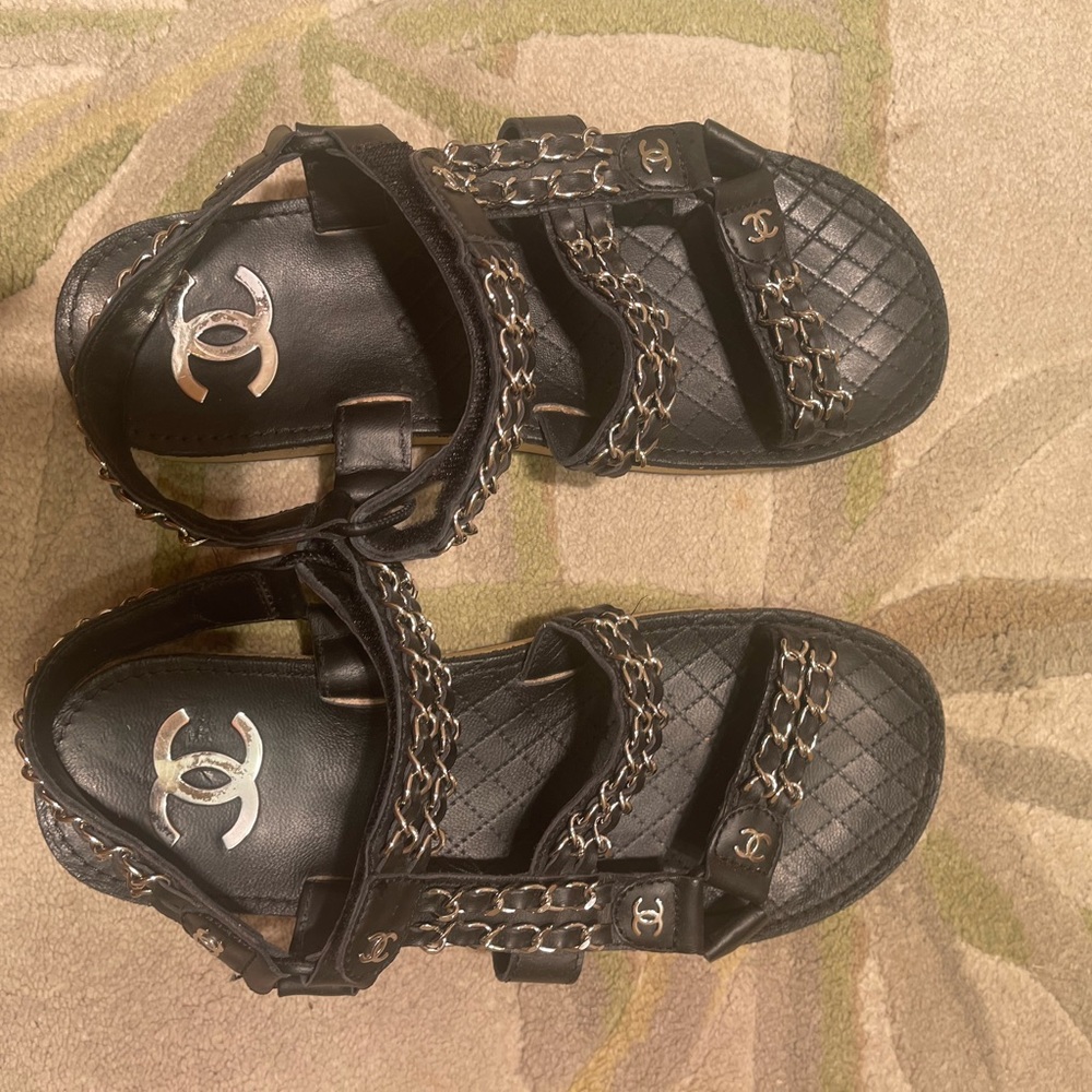 Chanel gladiator sandals
